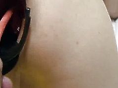 Gaping anal speculum stretching and dildo fuck