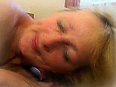 Gorgeous blonde mature lady fucked