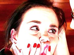 Kinky lesbian hotties Amarna Miller and Amber Nevada are horny and eager