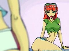 Have a look at this anime cartoon where you'll be able to feast your eyes on some hot babes wearing very sensual clothes.