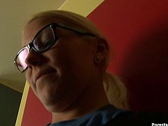 That babe is extremely horny and she is more than ready to show her cock sucking skills to her horny boyfriend. She takes his cock bravely, sucking and licking it greedily, pushing herself to the limits of her endurance.