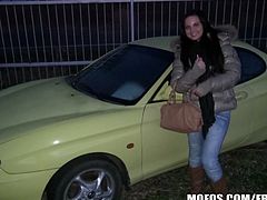 Tereza Becker really wants the yellow car, so she decides to fuck for it. She's scared at first, but then she enjoys.