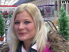 Today we met on the street a young and pretty blonde girl, named Pamela