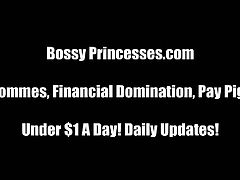 Compilation of bossy princess mistresses ready to blow your cover with your wife and tell all the naughty things you've been doing if you don't cough of the money.