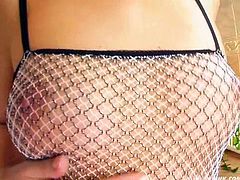 Are you ready for your portion of pleasure? Then check out this incredibly hot Perfect Gonzo xxx clip. Zealous short haired blondie with heavy makeup spreads her legs in fishnet torn pantyhose and starts rubbing her clit for delight right on the couch.