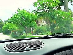 Preston Parker takes a ride with a hot blonde babe Loren Blaine who rewards him with a sloppy blowjob outdoors