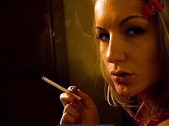 She feels amazing when smoking with a huge cock slding her sweet mouth
