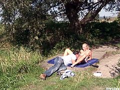 Lascivious bitch Dolly is attractive blond porn model with slim sexy body. She is having kinky outdoor sex with boyfriend in a hot free pussy pumping porn video presented by My Sexy Kittens productions.