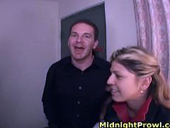 Cum addicted booty blond bitch with natural tits is fond of teasing a dick in her free time. Voracious nympho loves doggy. Then she takes a dude to the restroom to give a solid blowjob right near the toilet bowl.