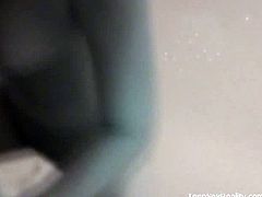 After these naughty teens set up the camera, she jerks his tool then they assume the missionary position and he bangs her pleasure palace and finally he grabs the camera for some POV action.