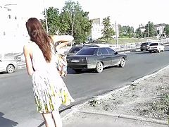 Horny voyeur loves filming babes in public under their short skirts