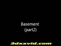 3D basement cuckold part 2 and Monster fucking