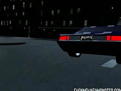 Watch this animated video which starts with two cars racing each other in street and the winner gets a babe to fuck.Nice 3d animation and in end you can see a sexy babe on car spreading her legs and getting her pussy licked.