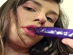 Lola is a sexy blonde teen ready to make you as horny as she is in this solo video where she masturbates with one of her sex toys.