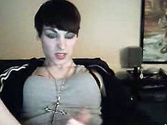 Genderless Person on Webcam