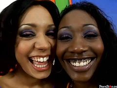 Welcome to enjoy bootylicious black dykes in Pornstar sex clip. Kinky black chick with nice big tits spreads legs wide and gets her wet soaking cunt licked by curvy brunette mulatto right on the couch.