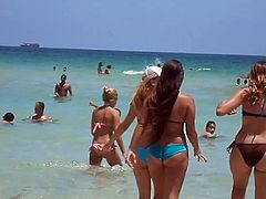 Wide Sexy Hips Big asses on beach 2014