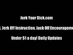 Check out these horny sluts giving out jerking off instructions. They want to help you out with some dick rubbing and want to eat your fresh jizzload like never before!