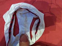 cumming on teen panties (from sleepover)