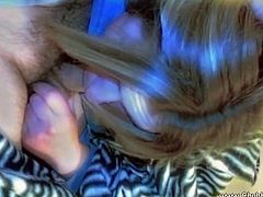 Enjoy this nasty amateur video where a chubby blonde gives a great pov blowjob with her viciously skilled mouth.