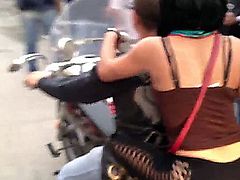 hot amateur ass on a bike