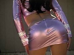 Superb pornstar in sexy costume is needy to play naughty in outdoor