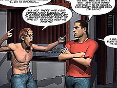 DRAG QUEENS Scifi 3D Gay Cartoon Comics