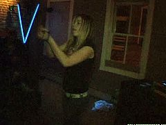 Wild student party goes full blast when a couple of sex greedy folks cloister to be able to make out in silence. Foxy brunette inclines with her mini skirt pulled up while a horny dude washes her pussy standing behind her in steamy sex video by Pornstar.