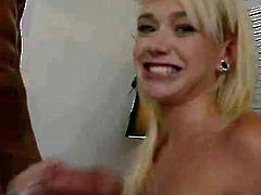 Two spoiled fresh faced teens lure a kinky dude to steamy 3some sex. Blonde cutie climbs on him for a ride in reverse cowgirl style while another whore films them on cam.
