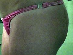 Spy video of sexy Caucasian chick shaving her pussy in the bathroom. She puts her sexy lingerie on that fits her perfectly. Then she plays with her BF in the kitchen.