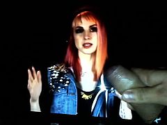 My cum tribute on Hayley Williams #2