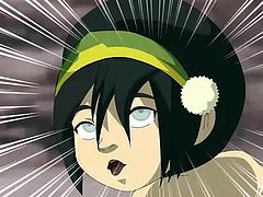 Avatar, the last airbender fucks young Toph. He grabs her nipples and is fascinated by them. Her pussy is extremely wet and he begins to finger her before sticking his cock in it and fucking her like a slut.