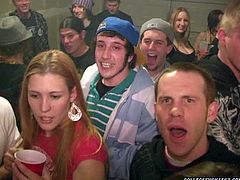 Wild and turretless young folks party hard. They drink bear before they get totally drunk before one couple cloisters in a bedroom where a kinky dude gives a tongue fuck to aroused babe in group sex video by Pornstar.