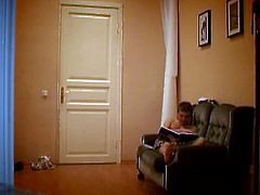 Check out these horny russian classmates having fun in the hotel room. What they don't know is that they are being recorded on the security camera!