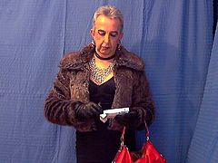 Humiliated sissy crossdresser