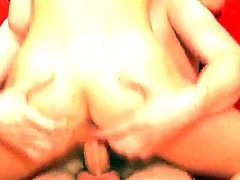 Skinny teen brunette Natasha with long legs and tight firm ass in undies only gives head to tall boyfriend and gets his entire meaty pecker up trimmed cunny in cowgirl position.