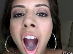 This sexy POV video features the one and only Jynx Maze sucking cock and getting her pussy fucked amazingly with her panties on.