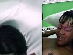 Courtesy of Teeny Black you can see the nasty ebony teen Rudy Karmel as she enjoys an interracial fuck in this wild free porn video. She's completely on fire today!