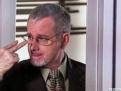 When a job is needed to be done right my slutty wife Devon is called. This time she gives a blowjob and boy does her lips slide great on cock. First the hot bitch enters the bosses office and then blows this guy on the hallway. Yep, she's just as hot she she is slutty!