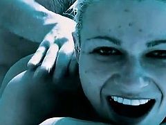 Slutty blonde chick gives passionate blowjob right in the bathtub. Then she turns around and gets her pussy fucked deep in close-up scenes.