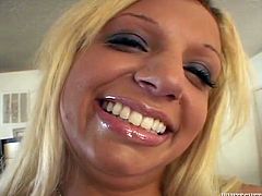 Well stacked blonde likes it hotter. Her big boobs are above all praise as well as her juicy soaking slit. Enjoy sexy blonde chick right now.