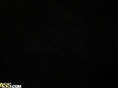 Brunette asks her fuck buddy to shove his sturdy tool in her mouth