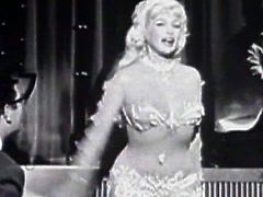 Superb blonde posing and teasing in hot vintage classic porn session