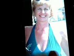 cum tribute to hot milf