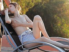 Beata gives deep throat job to horny fellow