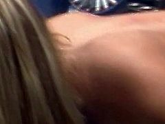Briana Banks's huge tits are about to burst as she is doggy fucked in office