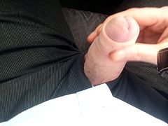 cock out in the car....from soft to hard