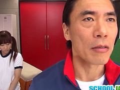 Asian schoolgirl fucked by her gymnastics teacher