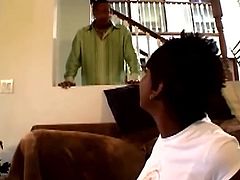 Salacious black milf Leyah Jackson moves her legs wide apart and plays with her snatch. Then Leyah gives a blowjob to her BF and gets her twat drilled doggy style.