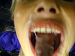 Hot blonde gets fucked right and splashed with massive load all over her sweet face